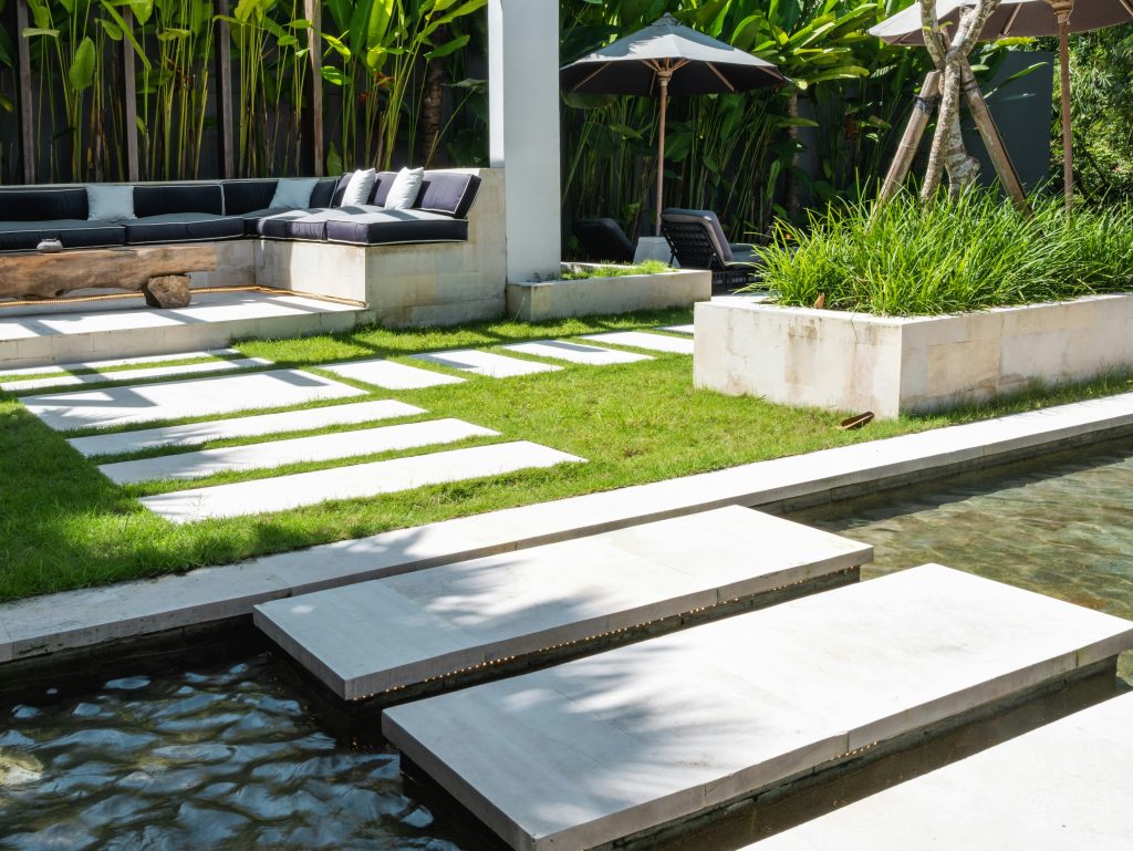 Custom decorative concrete patio in Orlando FL for outdoor living space